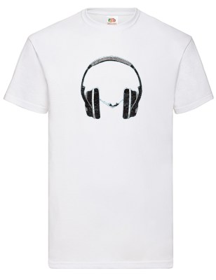 FRUIT OF THE LOOM T-shirt με στάμπα K5854 ΛΕΥΚΟ